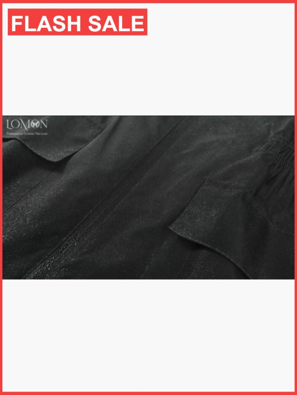 Waterproof Lightweight Rain Jacket Hooded Active Outdoor Anorak - Picture 7 of 7